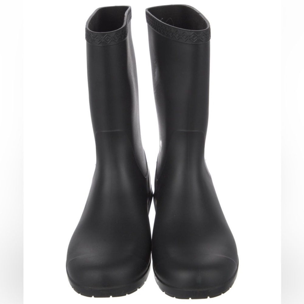 UGG Black Rubber Rain Boots